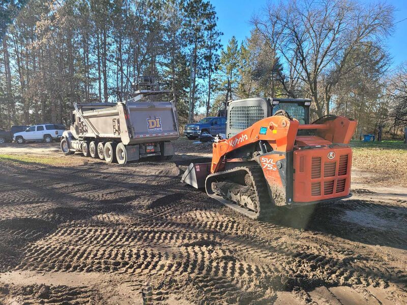 Aggregate Delivery and Spreading