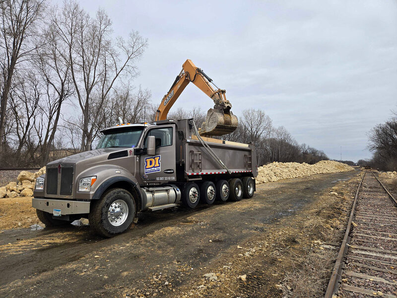 Railroad Corridor Rock Haul