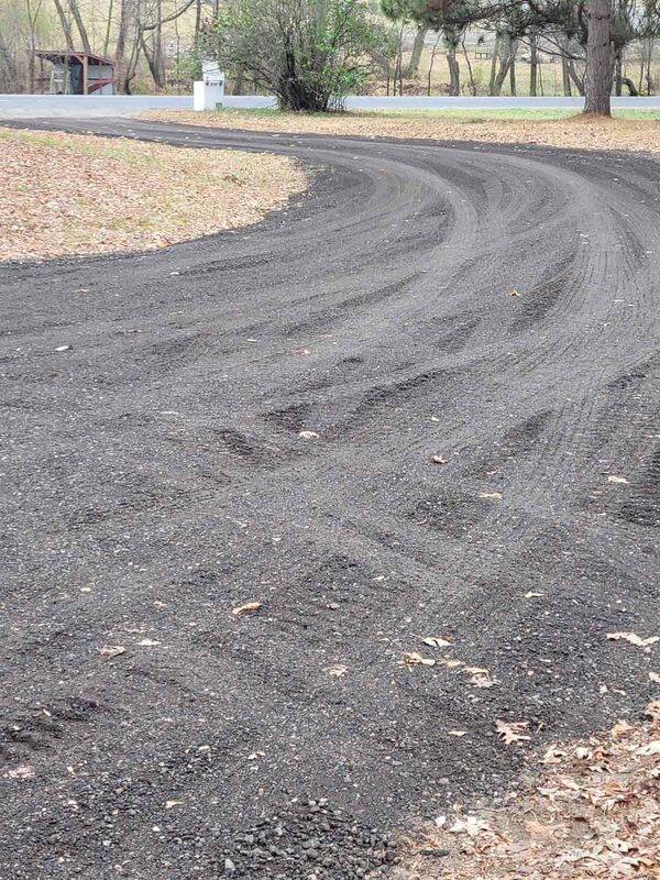 Finished Asphalt-Millings Driveway